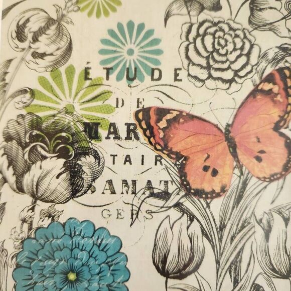 Jennifer Brinley 2012 turquoise butterflies art prints French artbeats - Picture 2 of 5